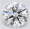 Del inventario de diamantes de laboratorio, 4.01 quilates, Redondo , Color E, claridad VVS1 y certificado GIA