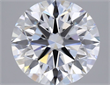 Lab Grown Diamond 2.55 Carats, Round with Excellent Cut, D Color, VVS2 Clarity and Certified by GIA