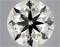 Natural Diamond 0.70 Carats, Round with Very Good Cut, H Color, SI2 Clarity and Certified by GIA