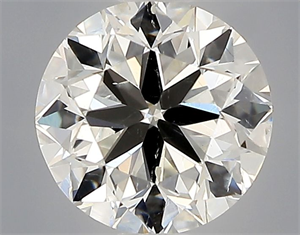 Picture of Natural Diamond 0.70 Carats, Round with Very Good Cut, H Color, SI2 Clarity and Certified by GIA