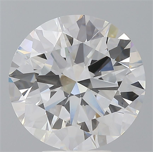 Picture of Lab Grown Diamond 6.07 Carats, Round with Excellent Cut, E Color, VVS2 Clarity and Certified by IGI