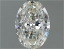 Natural Diamond 1.02 Carats, Oval with  Cut, I Color, VVS1 Clarity and Certified by IGI