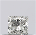 Natural Diamond 0.24 Carats, Princess with  Cut, F Color, IF Clarity and Certified by GIA
