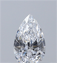 Natural Diamond 0.30 Carats, Pear with  Cut, D Color, VS2 Clarity and Certified by GIA