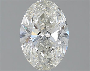 Picture of Natural Diamond 1.51 Carats, Oval with  Cut, I Color, SI1 Clarity and Certified by GIA