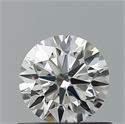 Diamante Natural 0.50 quilates, Redondo , Color G, claridad VVS2 y certificado IGI