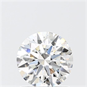 Lab Grown Diamond 1.07 Carats, Round with Ideal Cut, F Color, VVS2 Clarity and Certified by IGI