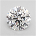 Lab Grown Diamond 1.00 Carats, Round with Ideal Cut, D Color, VVS2 Clarity and Certified by IGI