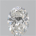 Natural Diamond 1.01 Carats, Oval with  Cut, H Color, VS1 Clarity and Certified by GIA