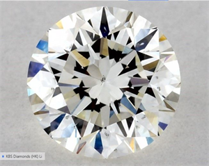 Picture of Natural Diamond 0.71 Carats, Round with Very Good Cut, J Color, SI1 Clarity and Certified by GIA