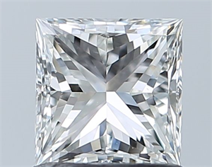 Picture of Natural Diamond 1.00 Carats, Princess with  Cut, G Color, VS2 Clarity and Certified by GIA