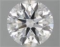 Lab Grown Diamond 1.07 Carats, Round with Excellent Cut, D Color, VS2 Clarity and Certified by GIA
