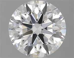 Picture of Lab Grown Diamond 1.07 Carats, Round with Excellent Cut, D Color, VS2 Clarity and Certified by GIA