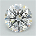 Del inventario de diamantes de laboratorio, 1.44 quilates, Redondo , Color D, claridad VS1 y certificado GIA