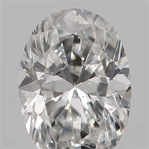 Picture of Natural Diamond 0.24 Carats, Oval with  Cut, E Color, SI2 Clarity and Certified by IGI