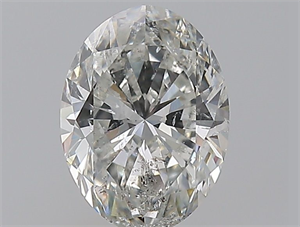 Foto Diamante Natural 1.51 quilates, Ovalado , Color H, claridad SI2 y certificado HRD de
