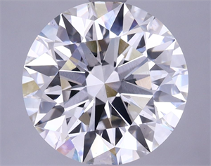 Picture of Lab Grown Diamond 4.06 Carats, Round with Ideal Cut, G Color, VS2 Clarity and Certified by IGI