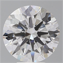 Lab Grown Diamond 6.07 Carats, Round with Ideal Cut, E Color, VVS2 Clarity and Certified by IGI
