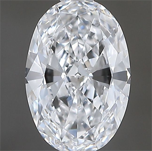 Picture of Natural Diamond 0.50 Carats, Oval with  Cut, D Color, VS2 Clarity and Certified by GIA