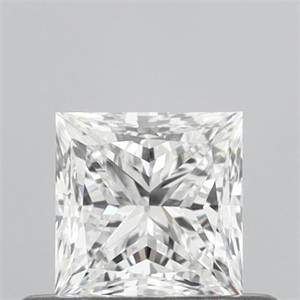 Picture of Natural Diamond 0.50 Carats, Princess with  Cut, F Color, VVS1 Clarity and Certified by GIA