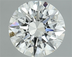 Picture of Natural Diamond 2.50 Carats, Round with Excellent Cut, F Color, SI1 Clarity and Certified by GIA