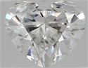 Natural Diamond 1.50 Carats, Heart with  Cut, D Color, VS2 Clarity and Certified by GIA
