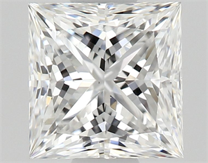 Foto Diamante Natural 0.63 quilates, Princesa , Color E, claridad VS2 y certificado GIA de