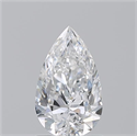 Natural Diamond 1.01 Carats, Pear with  Cut, E Color, SI1 Clarity and Certified by GIA