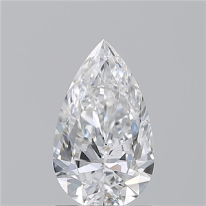 Picture of Natural Diamond 1.01 Carats, Pear with  Cut, E Color, SI1 Clarity and Certified by GIA