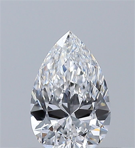 Foto Diamante Natural 0.33 quilates, De pera , Color D, claridad VS2 y certificado GIA de