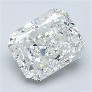 Picture of Natural Diamond 1.91 Carats, Radiant with  Cut, I Color, VS2 Clarity and Certified by GIA