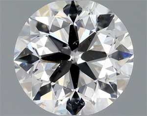 Picture of Natural Diamond 0.71 Carats, Round with Very Good Cut, D Color, SI2 Clarity and Certified by GIA