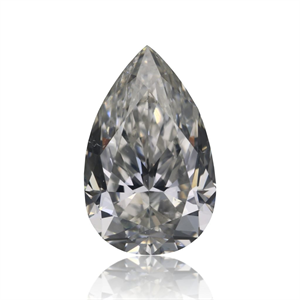 Picture of Natural Diamond 1.02 Carats, Pear with  Cut, I Color, SI1 Clarity and Certified by GIA
