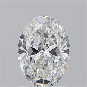 Picture of Natural Diamond 1.20 Carats, Oval with  Cut, G Color, SI1 Clarity and Certified by GIA