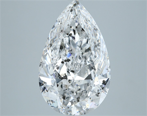 Foto Diamante Natural 5.00 quilates, De pera , Color F, claridad I1 y certificado IGI de