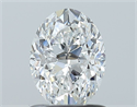 Natural Diamond 1.01 Carats, Oval with  Cut, D Color, VS2 Clarity and Certified by GIA