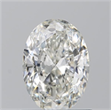 Diamante Natural 0.90 quilates, Ovalado , Color H, claridad VVS2 y certificado GIA