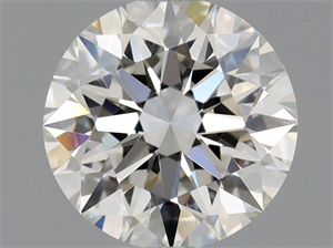 Picture of Natural Diamond 0.40 Carats, Round with Excellent Cut, H Color, VS1 Clarity and Certified by GIA