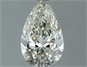 Natural Diamond 0.80 Carats, Pear with  Cut, J Color, VS1 Clarity and Certified by IGI