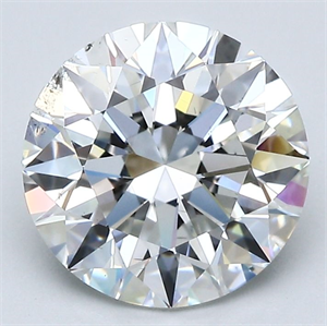 Foto Diamante Natural 3.03 quilates, Redondo , Color G, claridad SI1 y certificado GIA de