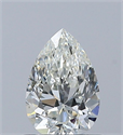 Diamante Natural 0.70 quilates, De pera , Color J, claridad SI1 y certificado GIA