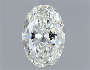 Foto Diamante Natural 0.40 quilates, Ovalado , Color H, claridad VVS1 y certificado GIA de