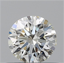 Diamante Natural 0.50 quilates, Redondo , Color K, claridad VVS1 y certificado GIA