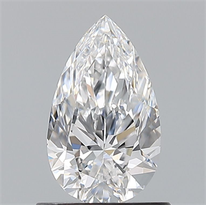 Picture of Natural Diamond 0.80 Carats, Pear with  Cut, D Color, VVS1 Clarity and Certified by GIA
