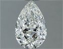 Natural Diamond 0.70 Carats, Pear with  Cut, H Color, VS2 Clarity and Certified by IGI