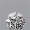 Natural Diamond 0.41 Carats, Round with Excellent Cut, F Color, VVS1 Clarity and Certified by GIA