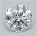 Del inventario de diamantes de laboratorio, 1.07 quilates, Redondo , Color E, claridad VVS2 y certificado IGI