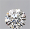 Natural Diamond 0.56 Carats, Round with Excellent Cut, I Color, VVS2 Clarity and Certified by GIA