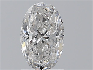 Foto Diamante Natural 1.20 quilates, Ovalado , Color F, claridad SI2 y certificado HRD de