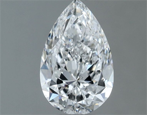 Picture of Natural Diamond 0.70 Carats, Pear with  Cut, E Color, VS2 Clarity and Certified by GIA